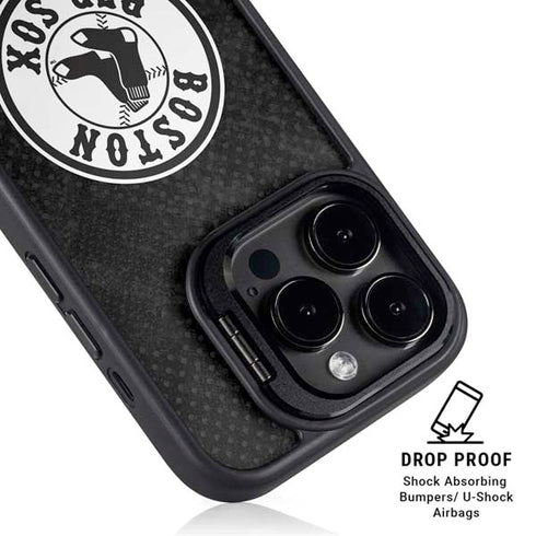 MLB Boston Red Sox Dark Wash iPhone 14 Pro Kickstand Case